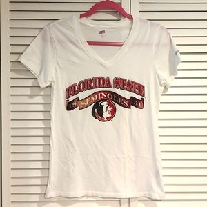 FLORIDA STATE Adult FSU Tshirt NWOT white large